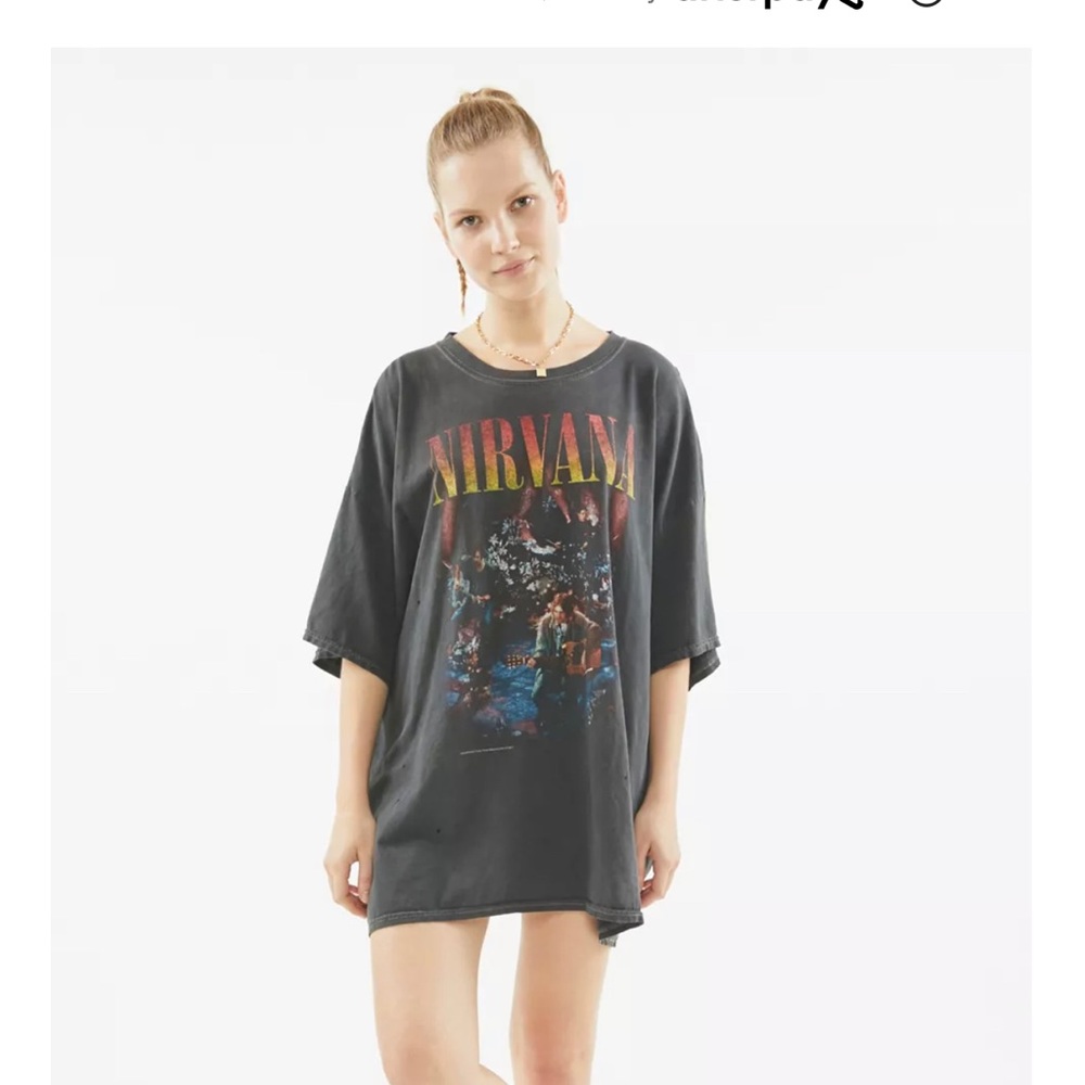 Urban Outfitters Nirvana T-Shirt Dress